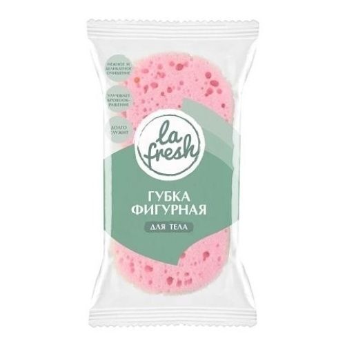 Губка для тела La Fresh фигурная в ассортименте цвет по наличию 39₽