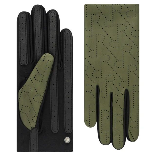 

Перчатки женские ROECKL 13013-216/870 зеленые, р, Зеленый, 13013-216/870