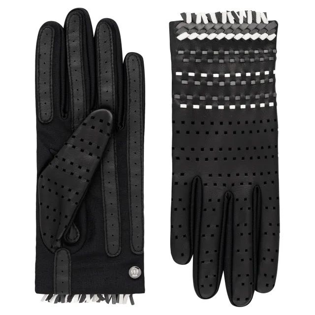 

Перчатки женские ROECKL 13012-447/911 черные, р, Черный, 13012-447/911