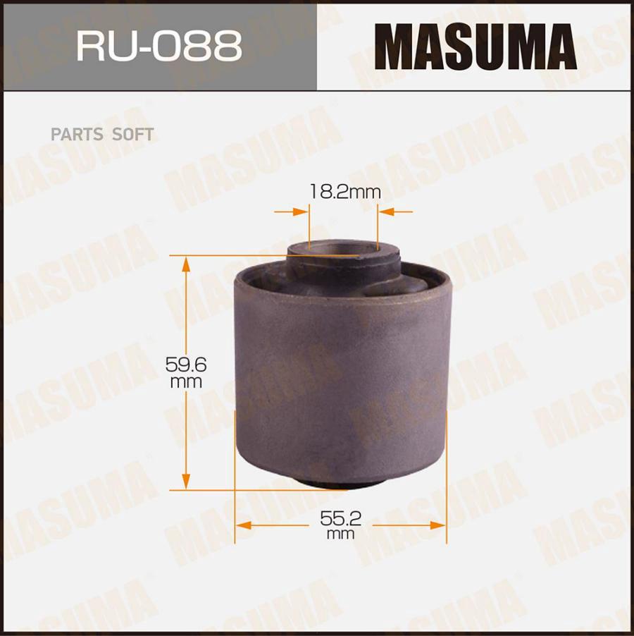 

MASUMA 'RU088 Сайлентблок задн. нижней продольной тяги зад. 1шт