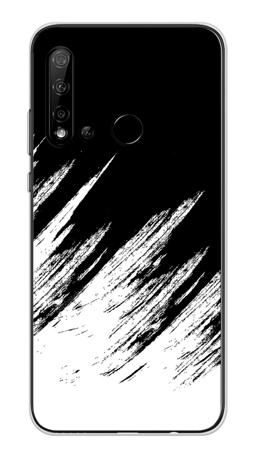 

Чехол Awog на Huawei Nova 5i "Черно белые брызги", Черный;белый;бежевый, 69850-3