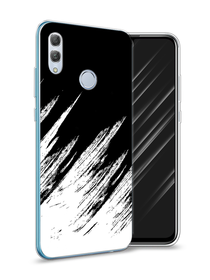 

Чехол Awog на Huawei P Smart 2019 "Черно белые брызги", Черный;белый;бежевый, 67250-3
