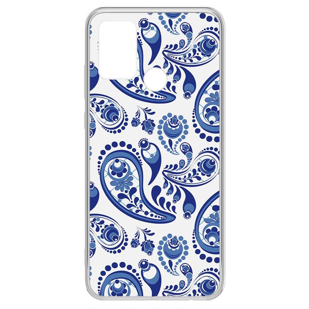 

Чехол-накладка Krutoff Clear Case Гжель для Honor Play 9A