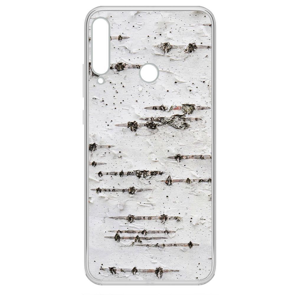

Чехол-накладка Krutoff Clear Case Березка для Huawei P40 Lite E
