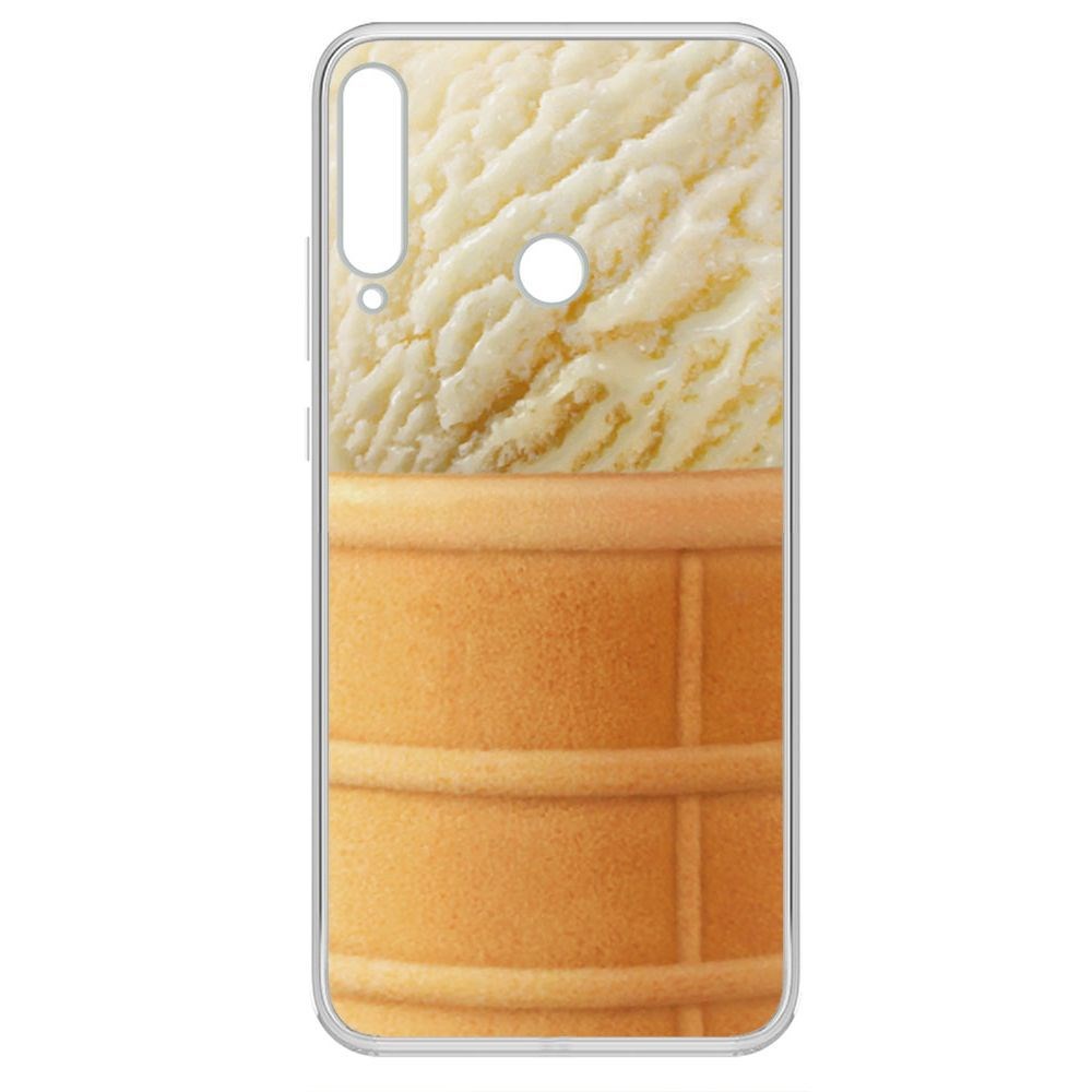 

Чехол-накладка Krutoff Clear Case Пломбир для Huawei P40 Lite E