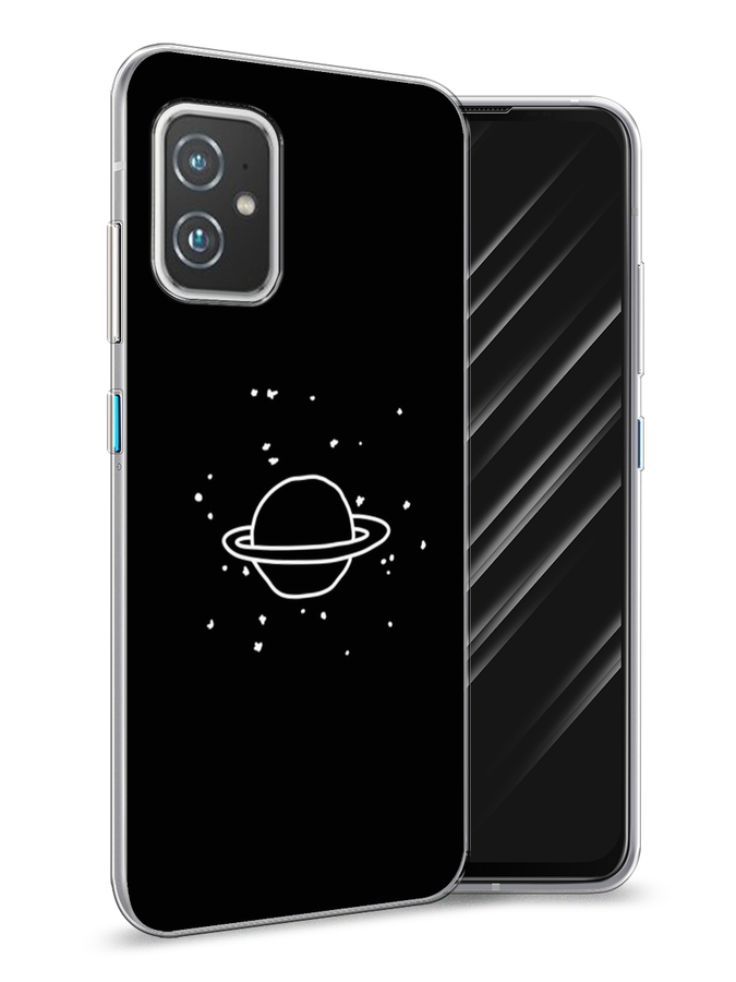 

Чехол Awog на Asus ZenFone 8 "Дудл Юпитера", Белый;черный, 44450-4