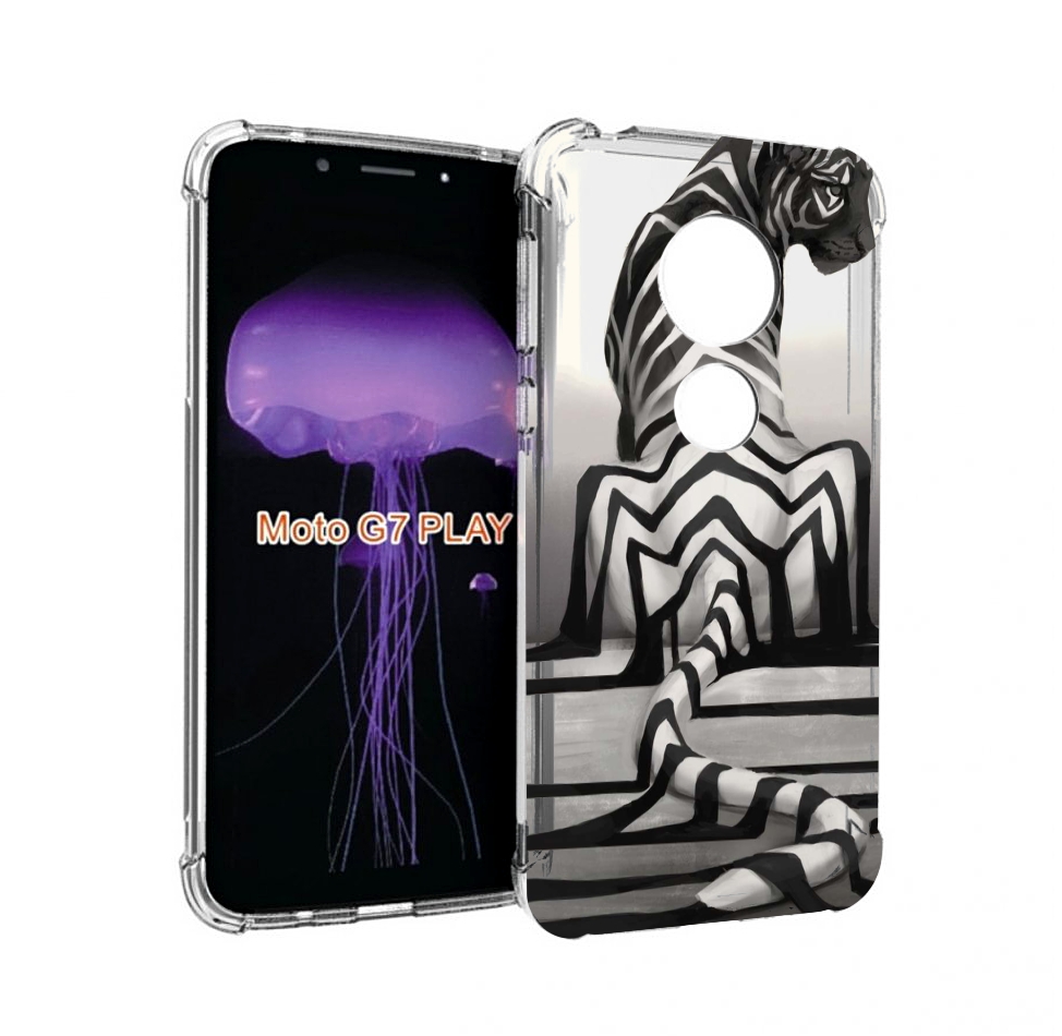 

Чехол MyPads Fantastic Beasts by Jade Mere для Motorola Moto G7 Play, Прозрачный, Tocco