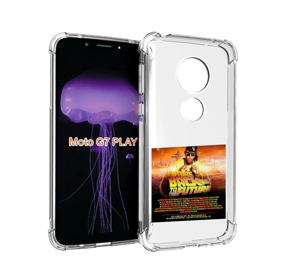 

Чехол MyPads Future - Back To The Future для Motorola Moto G7 Play, Прозрачный, Tocco