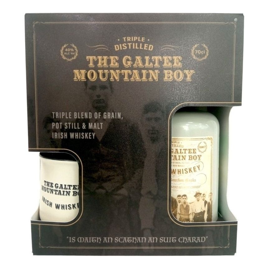 

Виски The Galtee Mountain Boy Irish Whiskey купажированный 700 мл + бокал
