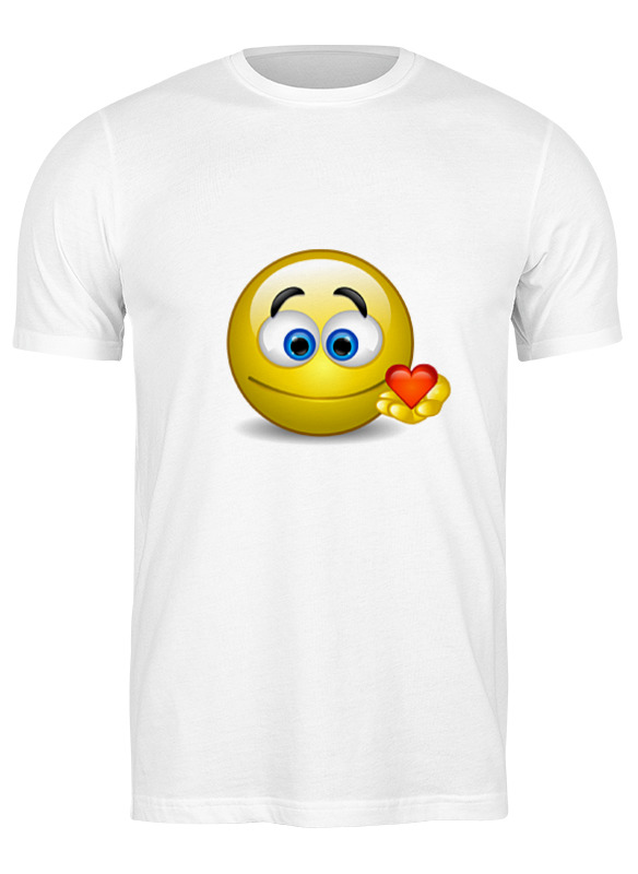 

Футболка мужская Printio smiley белая XL, Белый, "smiley"