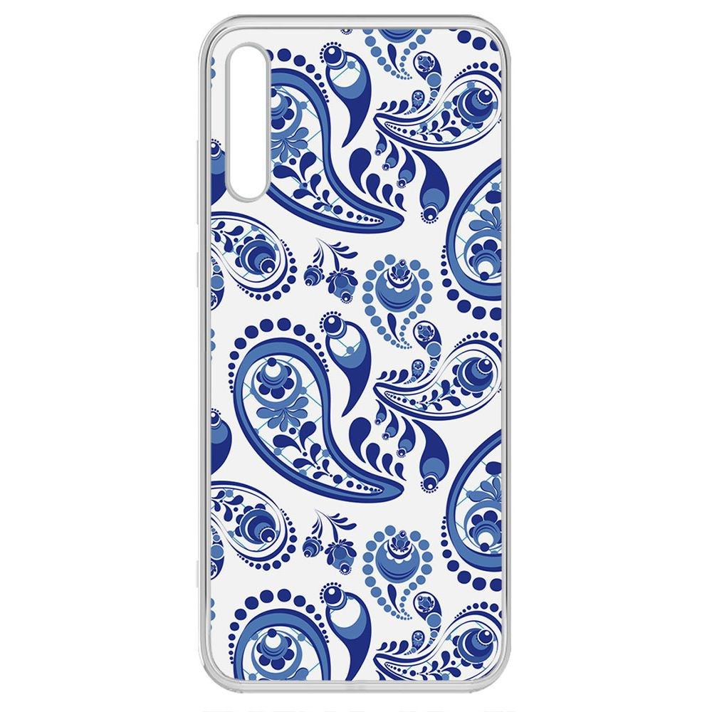 

Чехол-накладка Krutoff Clear Case Гжель для Huawei Y8P