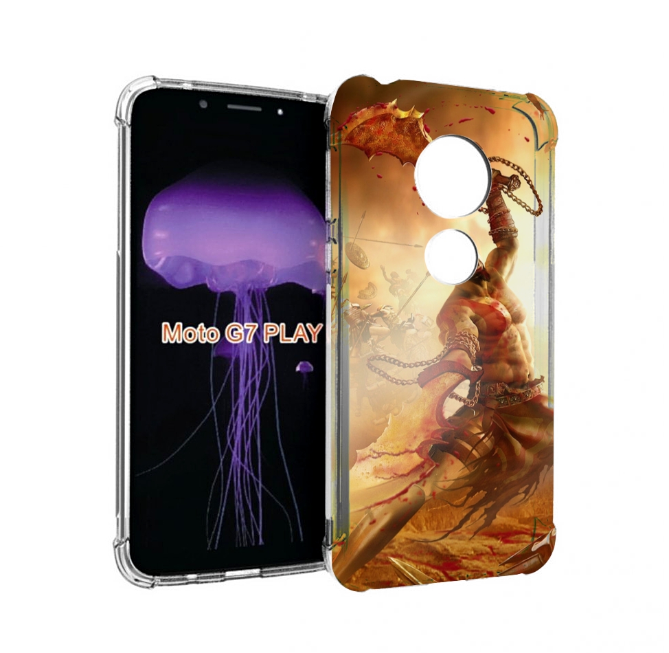 

Чехол MyPads God Of War III для Motorola Moto G7 Play, Прозрачный, Tocco