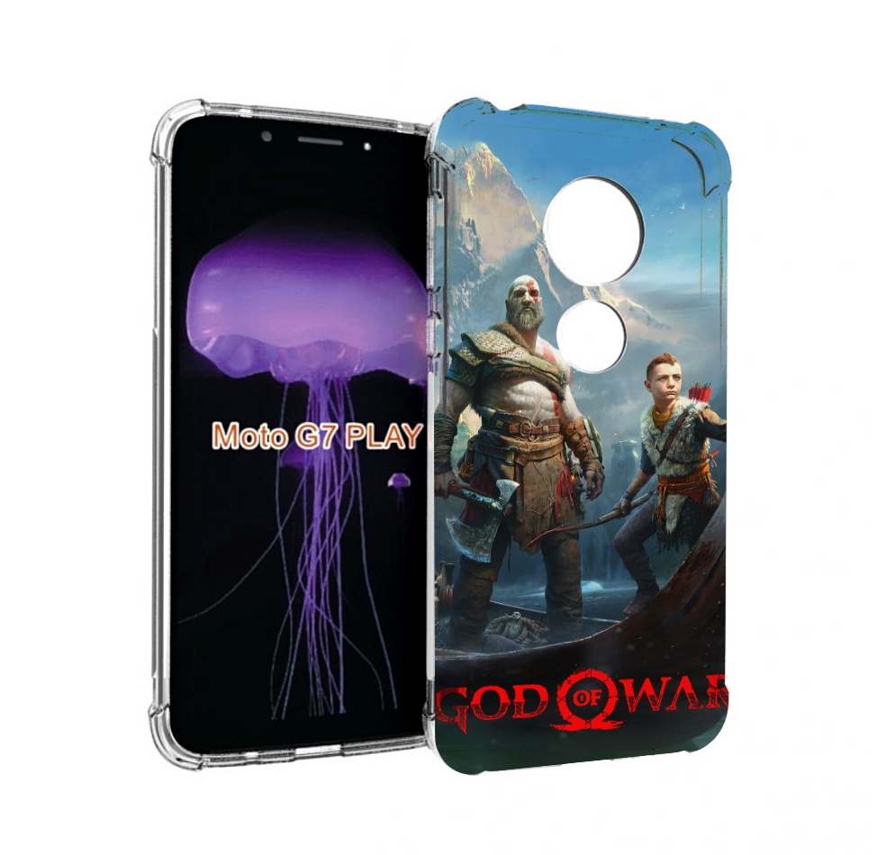 

Чехол MyPads God Of War Кратос Атрей для Motorola Moto G7 Play, Прозрачный, Tocco