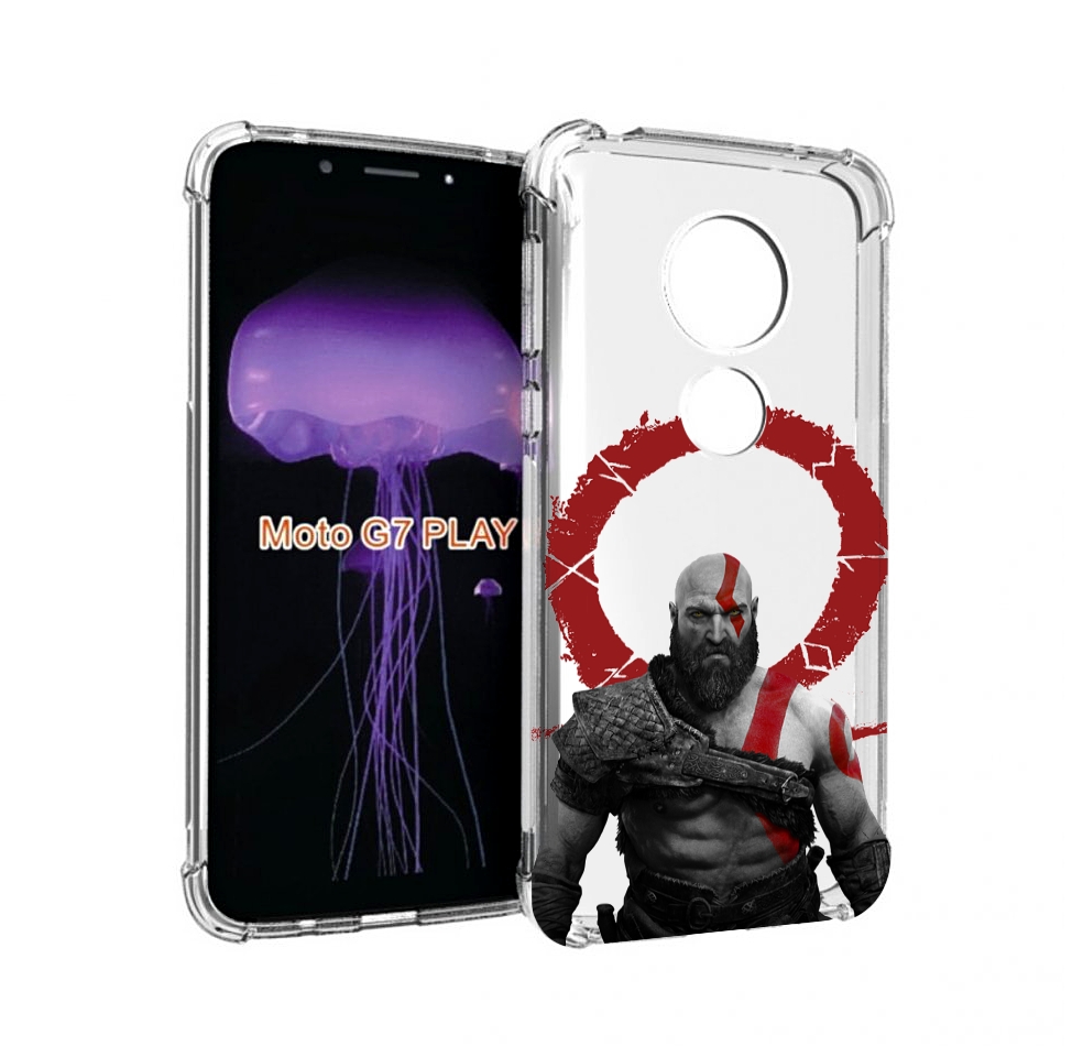 

Чехол MyPads God-of-War для Motorola Moto G7 Play, Прозрачный, Tocco