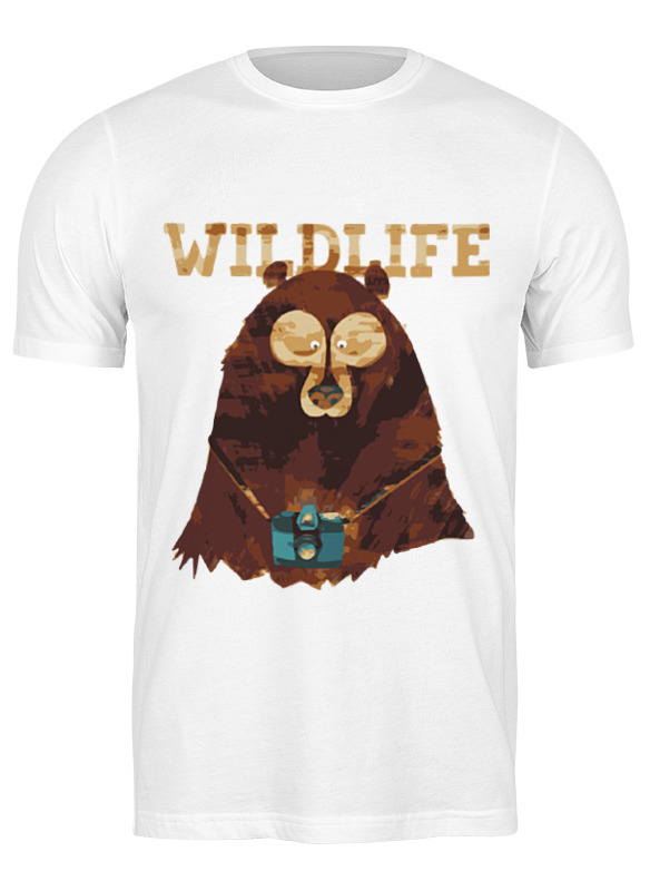 

Футболка мужская Printio Wildlife белая XL, Белый, Wildlife