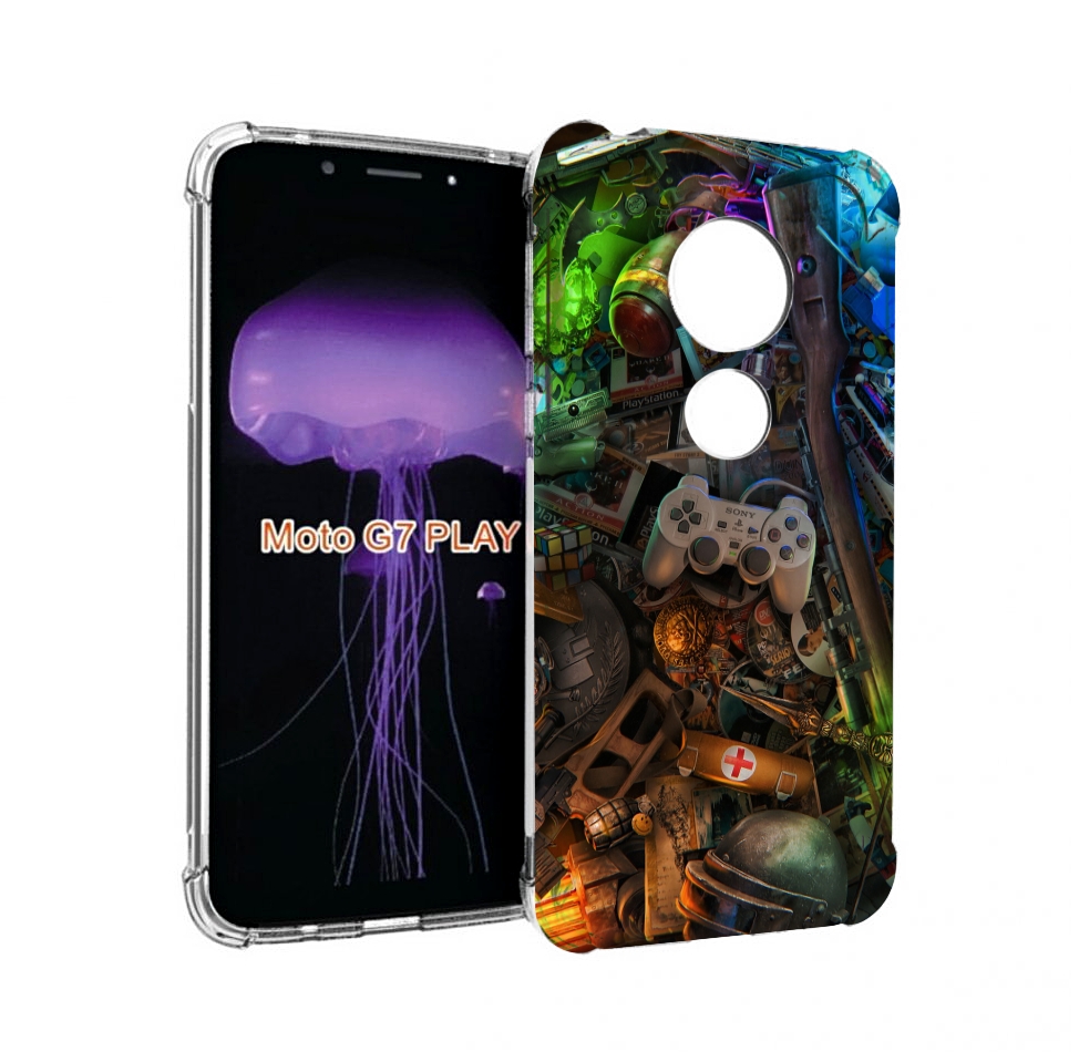 

Чехол MyPads JlaMBcPa6eM для Motorola Moto G7 Play, Прозрачный, Tocco