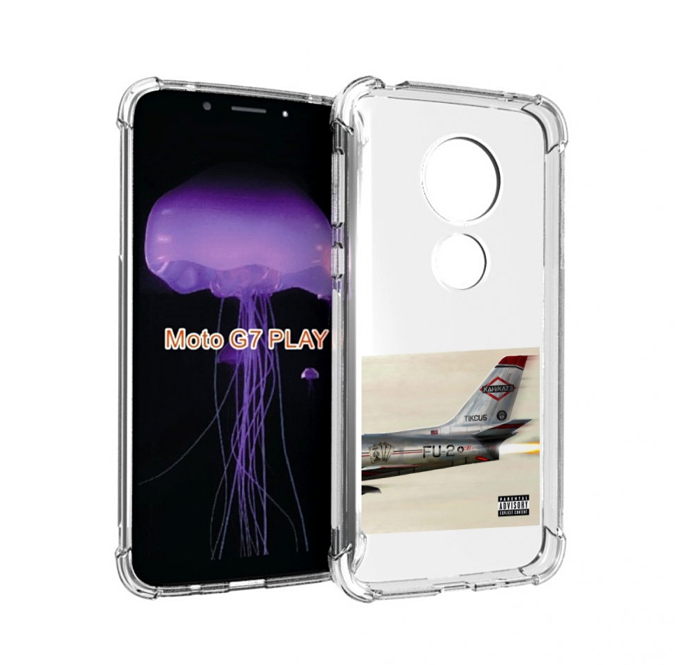 

Чехол MyPads KAMIKAZE Eminem для Motorola Moto G7 Play, Прозрачный, Tocco