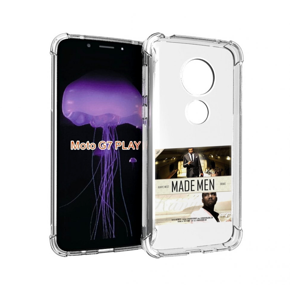 

Чехол MyPads Kanye West & Drake - Made Men для Motorola Moto G7 Play, Прозрачный, Tocco