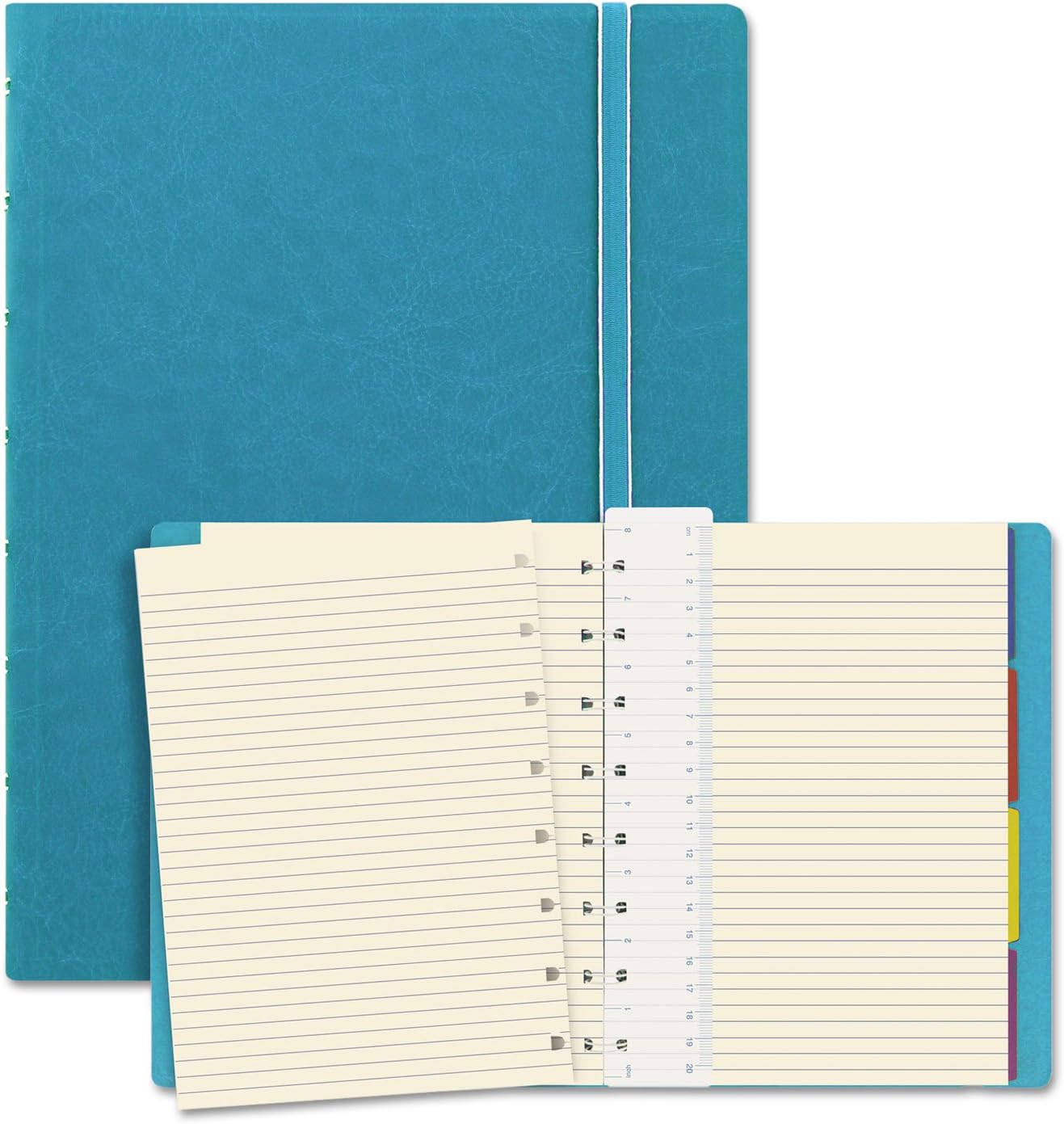 

Блокнот Filofax Classic Brights A5 Notebook Ruled Aqua синий, 9120730