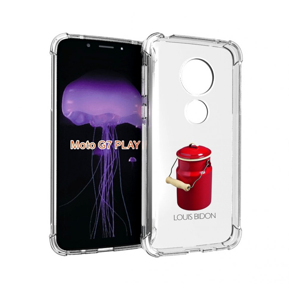 

Чехол MyPads Louis-bidon для Motorola Moto G7 Play, Прозрачный, Tocco