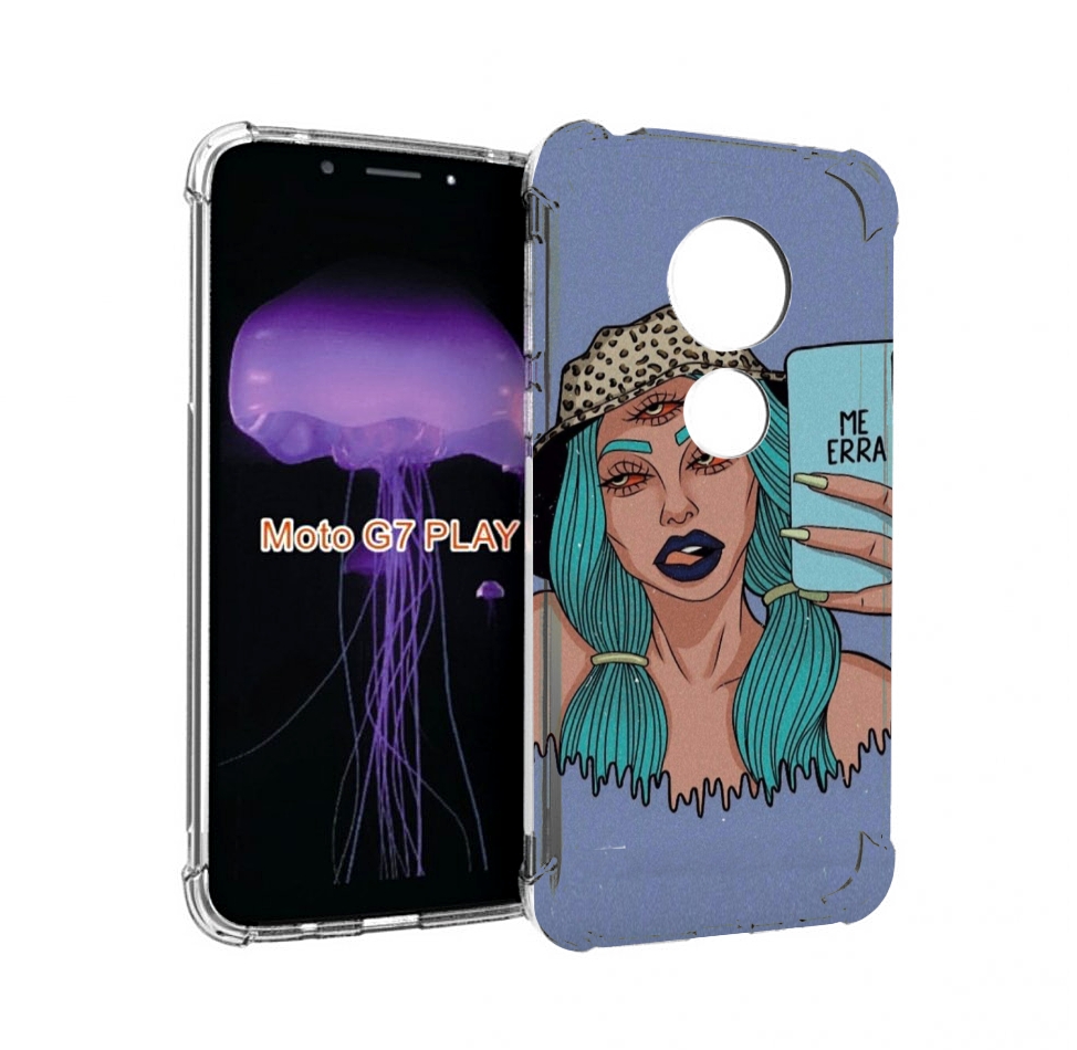 

Чехол MyPads ME Erra женский для Motorola Moto G7 Play, Прозрачный, Tocco