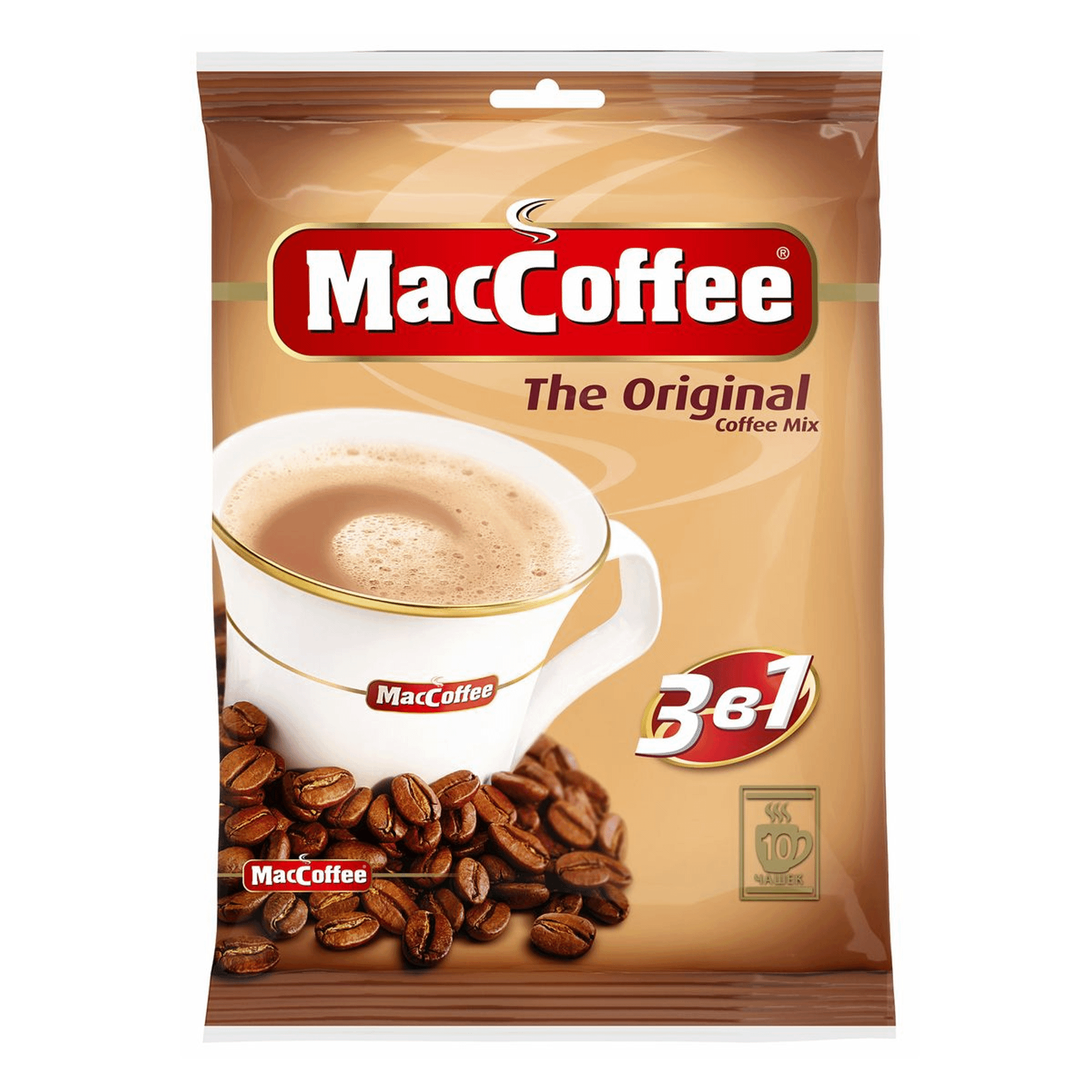 Кофейный напиток MacCoffee Original 3 в 1 растворимый 20 г х 10 шт