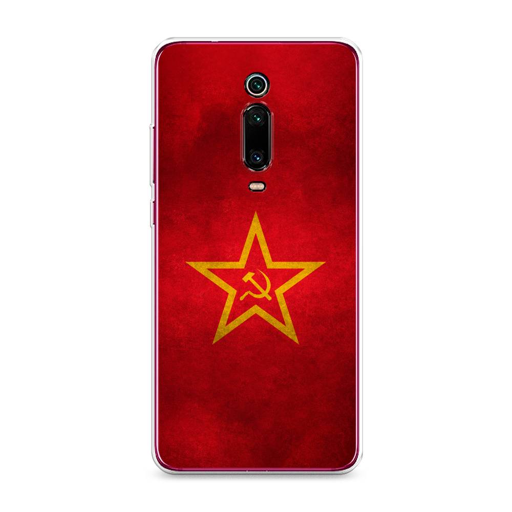 фото Силиконовый чехол "красное знамя" на xiaomi redmi k20 awog