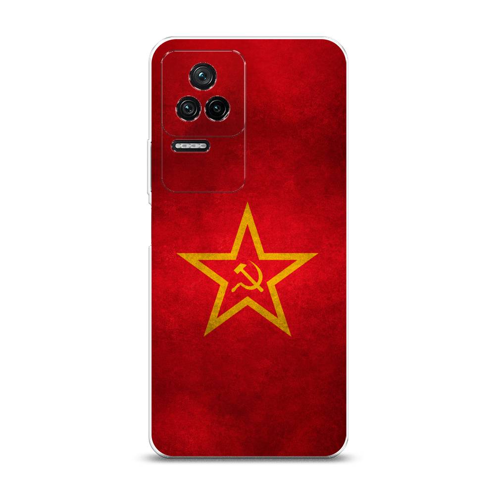 фото Силиконовый чехол "красное знамя" на xiaomi redmi k40s awog