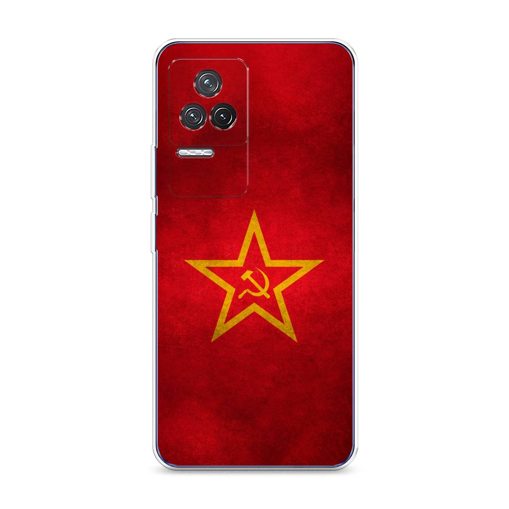 фото Силиконовый чехол "красное знамя" на xiaomi redmi k50 awog