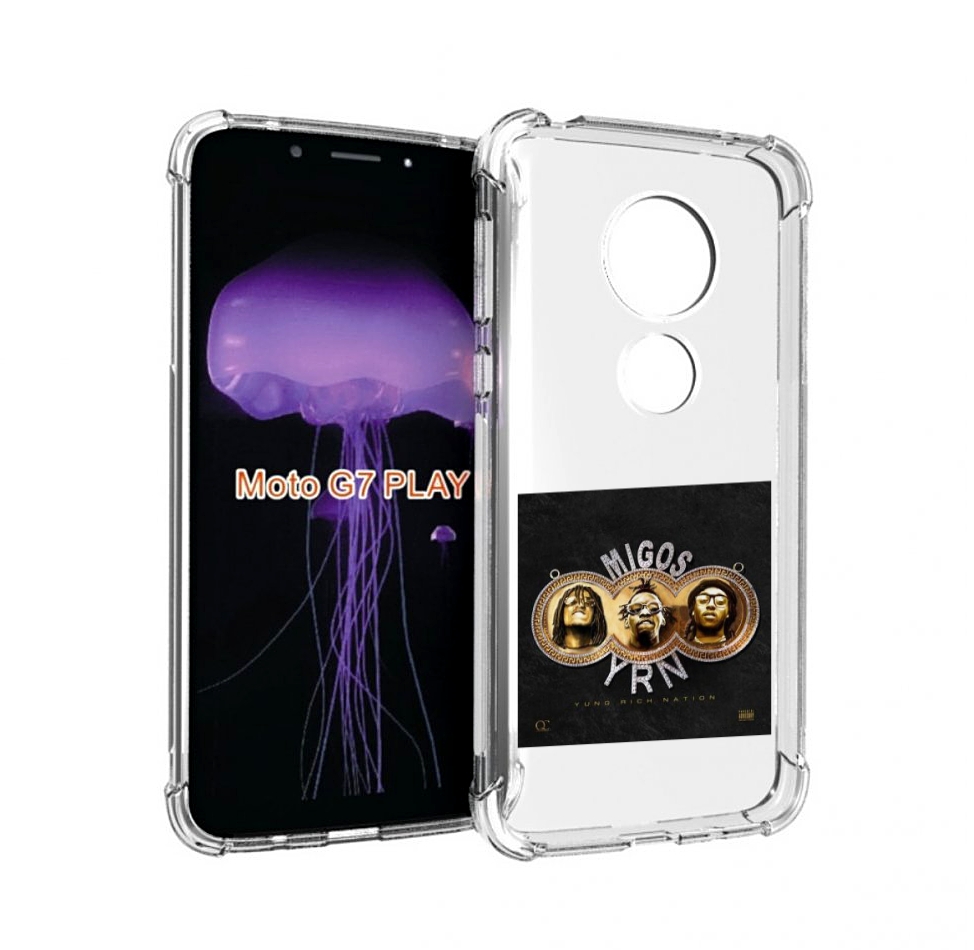 

Чехол MyPads Migos - Yung Rich Nation для Motorola Moto G7 Play, Прозрачный, Tocco