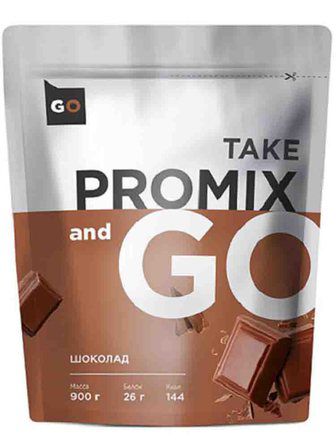 фото Take and go take and go promix многокомпонентный протеин (900 г) - вкус: шоколад