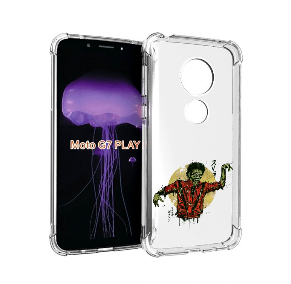 

Чехол MyPads Зомби для Motorola Moto G7 Play, Прозрачный, Tocco