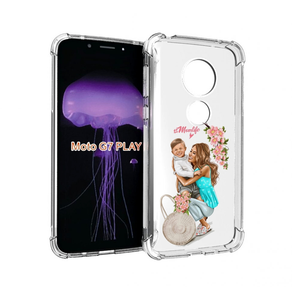 

Чехол MyPads Momlife для Motorola Moto G7 Play, Прозрачный, Tocco