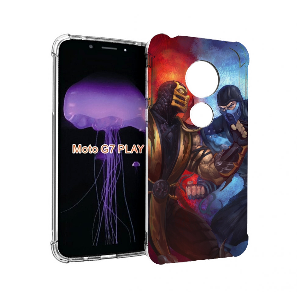 

Чехол MyPads Mortal Kombat art для Motorola Moto G7 Play, Прозрачный, Tocco