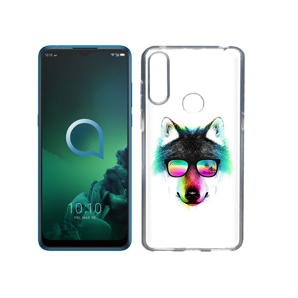 

Чехол MyPads Tocco для Alcatel 3X радужный волк (PT227136.670.567), Прозрачный, Tocco