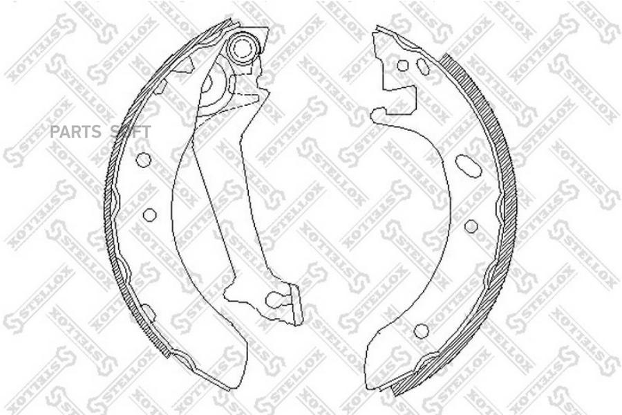 

Тормозные колодки Stellox 523100SX