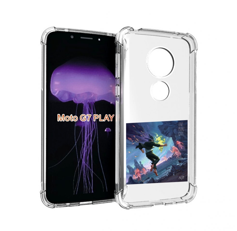 

Чехол MyPads One More City ЛСП для Motorola Moto G7 Play, Прозрачный, Tocco