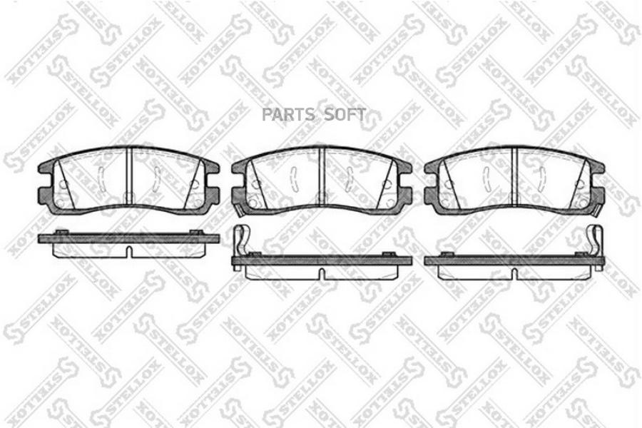 

Тормозные колодки Stellox 577022BSX