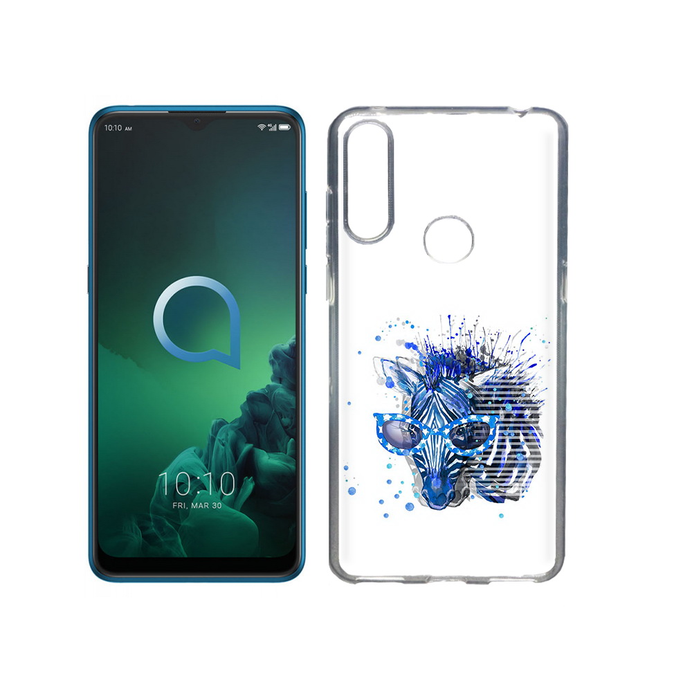 

Чехол MyPads Tocco для Alcatel 3X расплывчатая зебра (PT227136.670.577), Прозрачный, Tocco