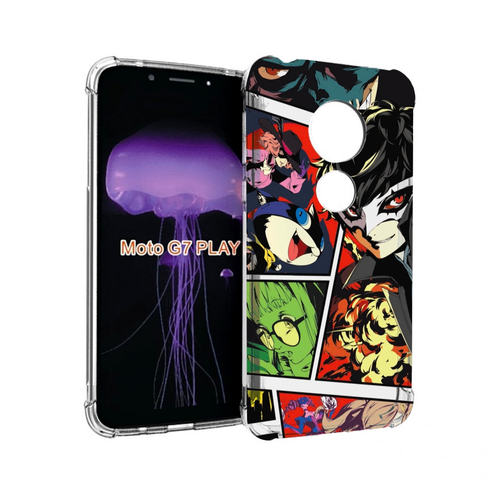 

Чехол MyPads Persona 5 art для Motorola Moto G7 Play, Прозрачный, Tocco