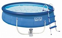 

26168 Надувной бассейн Intex, 457х122см, фильтр-насос картр 3785 л/ч, Голубой, INTEX 26168