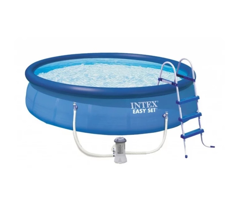 26168 Надувной бассейн Intex, 457х122см, фильтр-насос картр 3785 л/ч