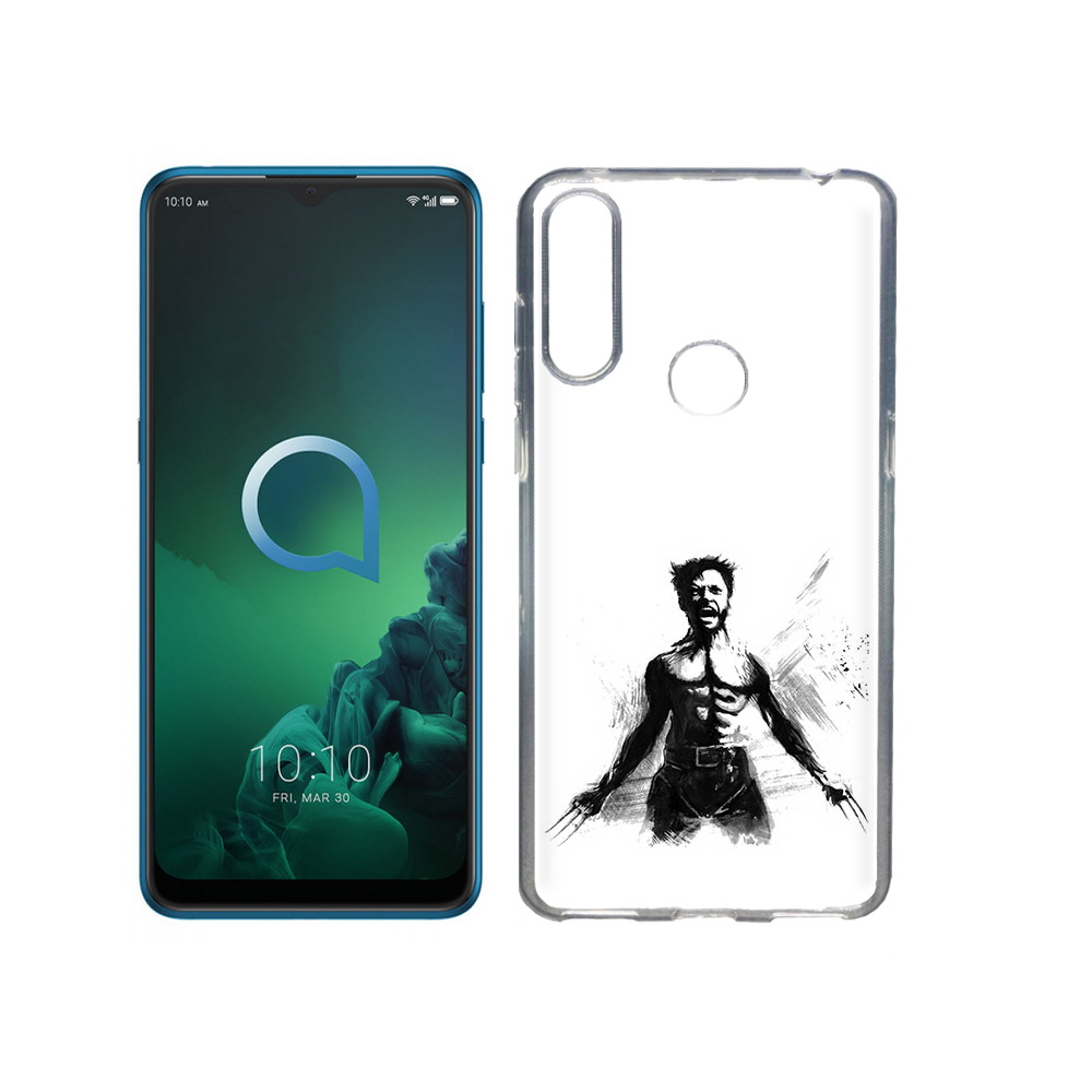 

Чехол MyPads Tocco для Alcatel 3X росомаха (PT227136.670.587), Прозрачный, Tocco