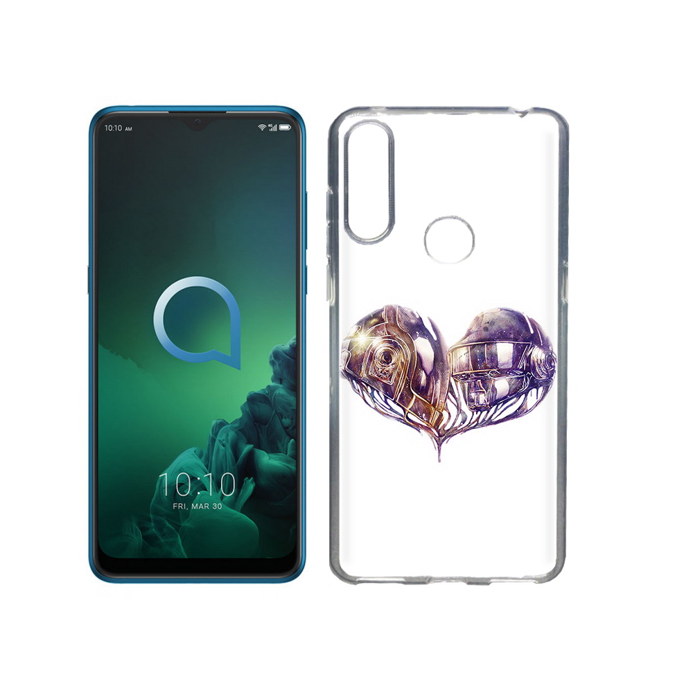 

Чехол MyPads Tocco для Alcatel 3X сердце абстракция (PT227136.670.596), Прозрачный, Tocco