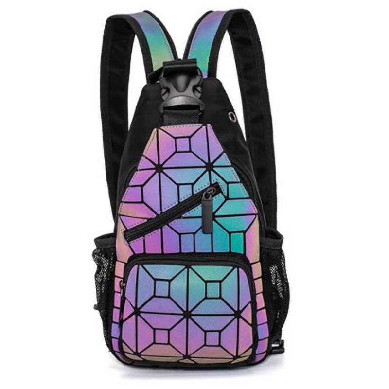 фото Неоновая сумка-рюкзак baziator p0135b "хамелеон" geometry