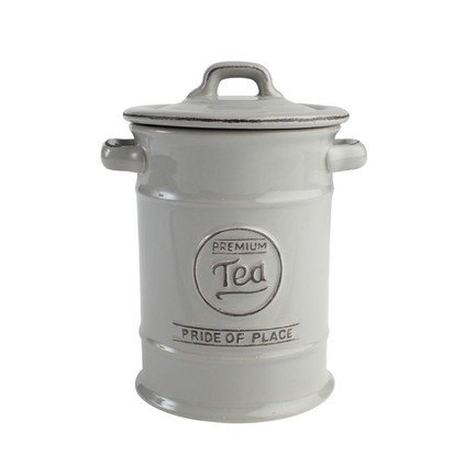 T&G Емкость для хранения чая Pride of Place Cool Grey, 11.5х18 см, серая 18090