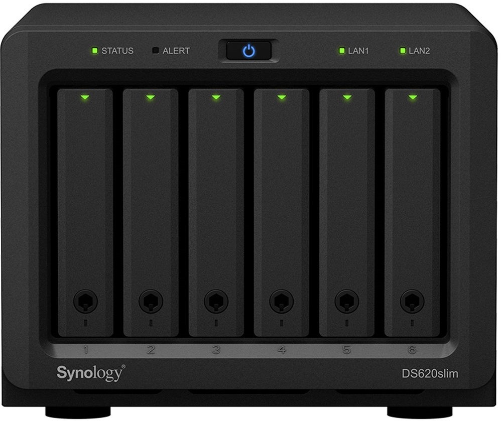 фото Сетевое хранилище данных synology slim ds620slim black