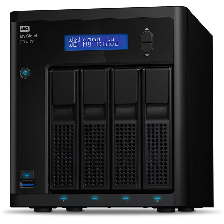 

Сетевое хранилище данных WD My Cloud Pro PR4100 Black (WDBKWB0000NBK-EEUE), PR4100