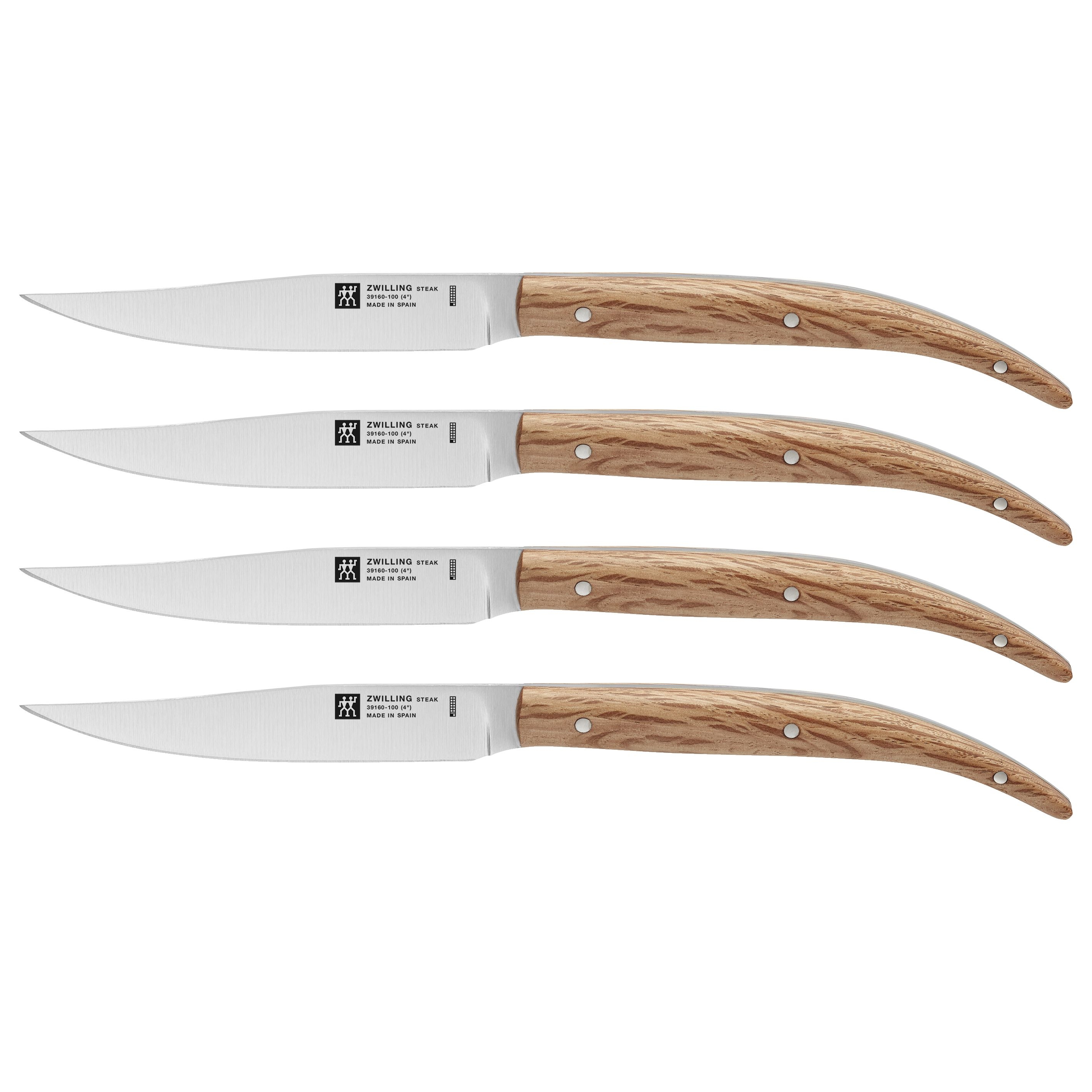 

Zwilling Набор стейковых ножей, 4 пр., с рукояткой из дуба 39160-000