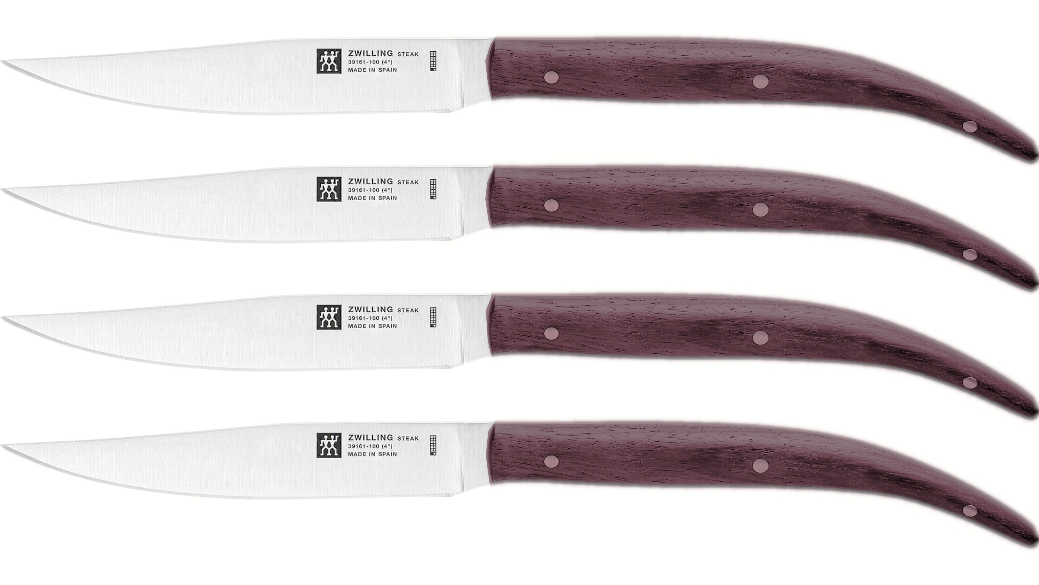 

Zwilling Набор стейковых ножей, 4 пр., с рукояткой из палисандра 39161-000